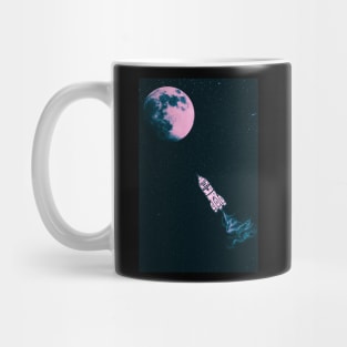 Rocket to the moon Mug